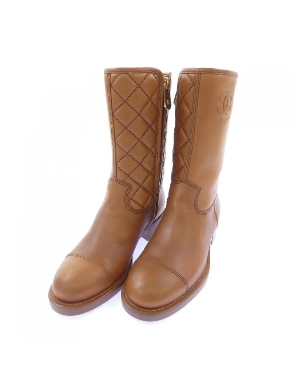 Chanel Boots Brown